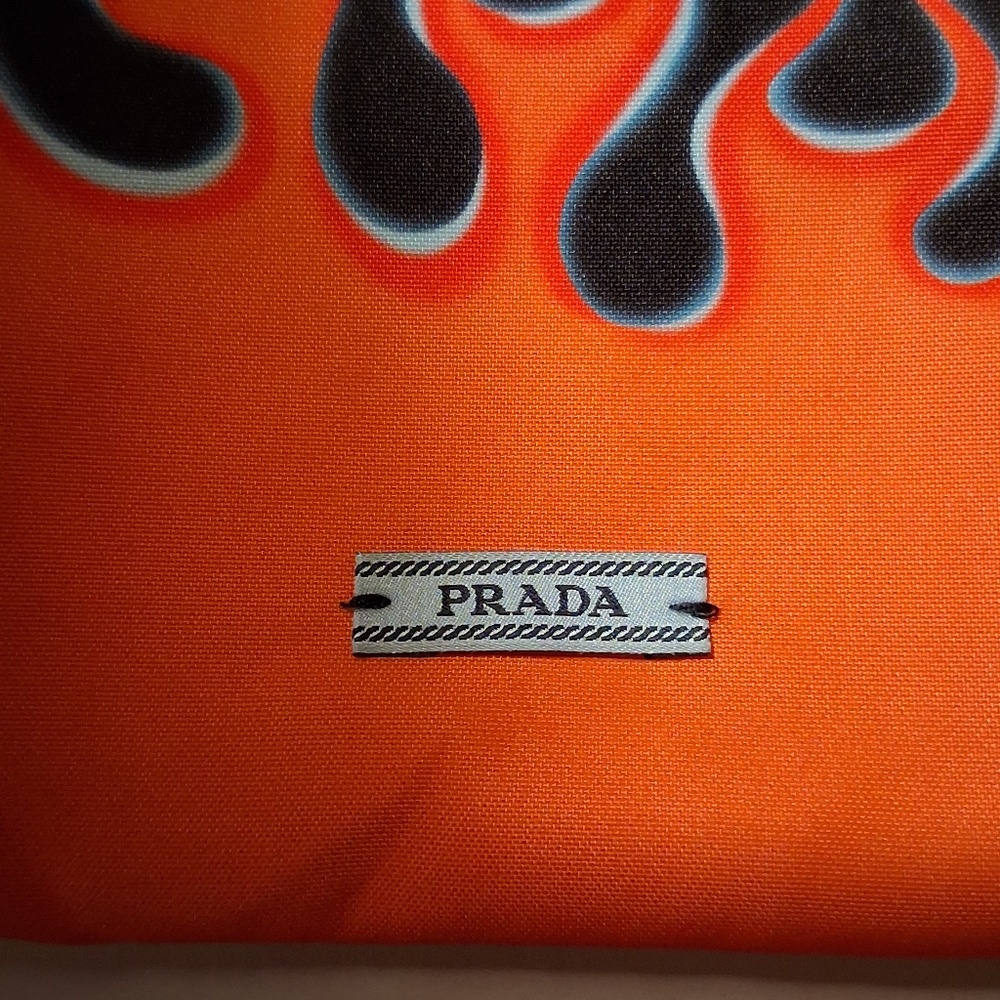 Prada Limited Edition Flames Drawstring Dust Bag - image 3